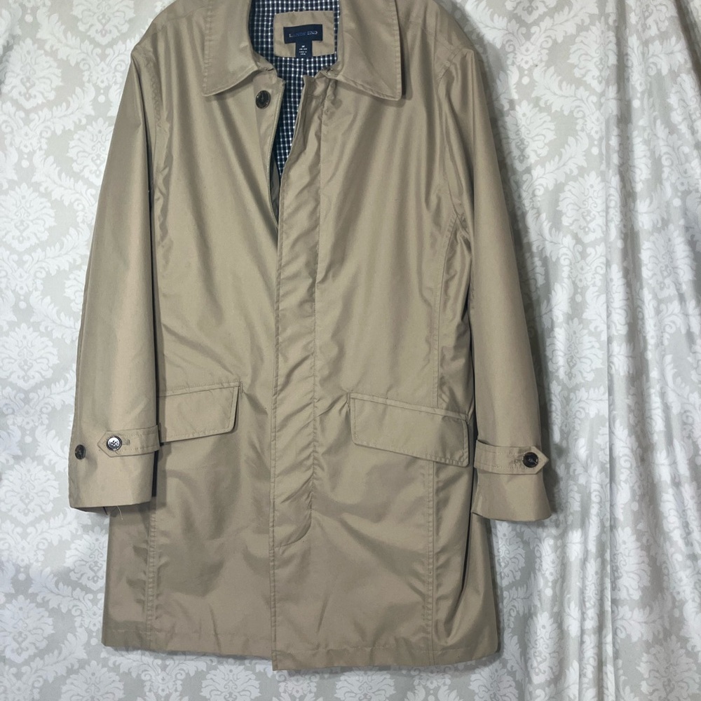 Lands' End Men's Trench Coat M - Picture 12 of 15
